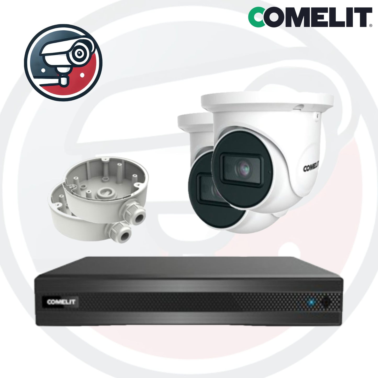 Comelit Network Video Recorder met 2x 4MP Camera